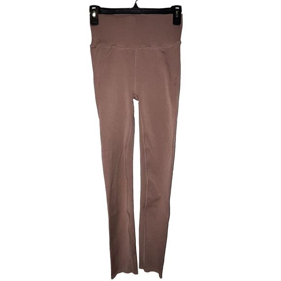 Fabletics Sculptknit Essential Women's Workout High Rise Leggings Large Tan - Picture 1 of 5